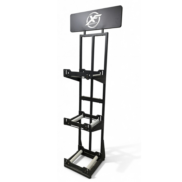 Spinning Inventory Rack XF-WHEEL DISPLAY RACK - SPINNING STYLE | AutoCountry Elite